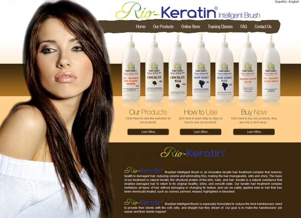 Miami Ecommerce Development - Beauty Products Ecommerce Development - Hair Products Website - Keratin Website Design - Beauty Products Online Store