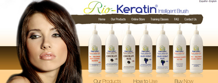 Web developer portfolio: Rio Keratin