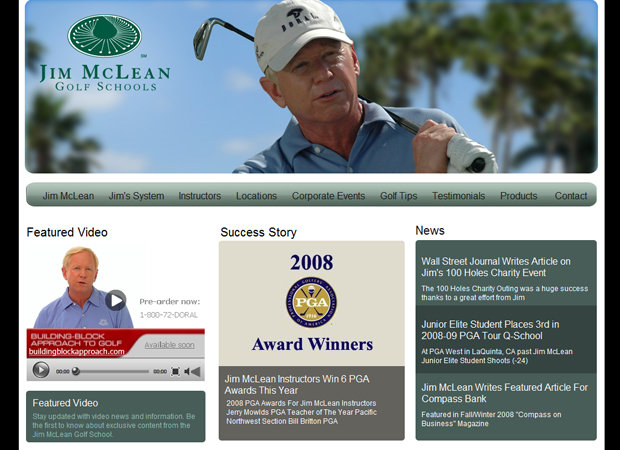 Golf Web Design And Web Development