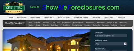 Web developer portfolio: Gulf Cities Realty